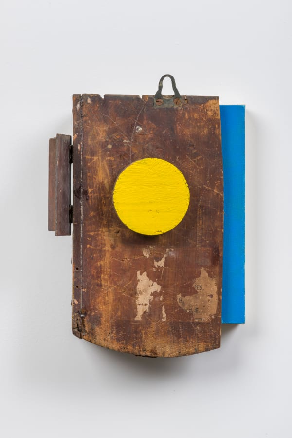 Dene Leigh Untitled, 2016 Wood, metal, paper, canvas, and paint