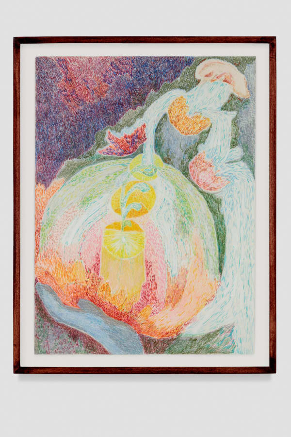 Melinda Braathen A Difference in Touch 1, 2021 Pencil color on paper