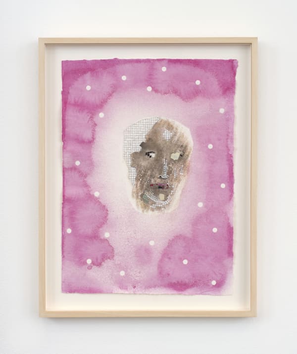 Paolo Colombo Untitled Magenta, 2023 Watercolor on paper