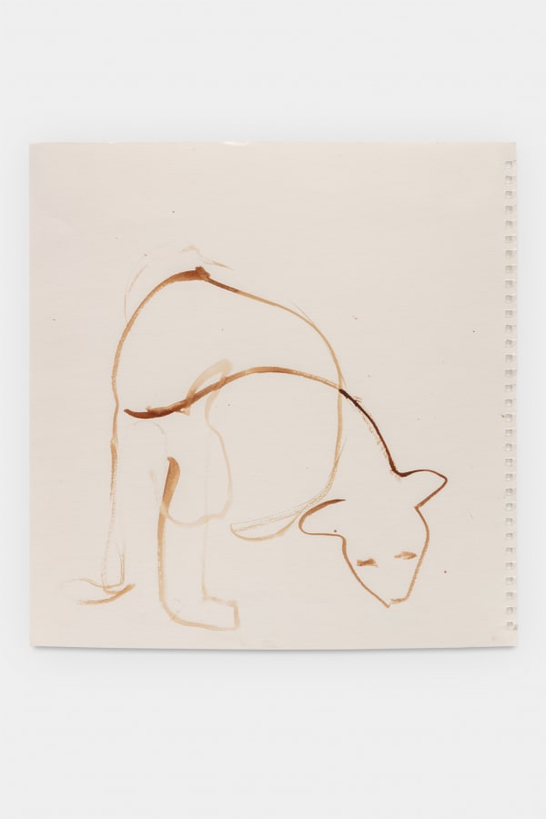 Ludovica Gioscia Kiki, 1994 Coffee on paper