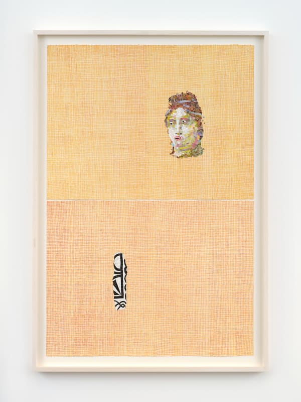 Paolo Colombo Ochre and Gold, 2024 Watercolor on Arches paper