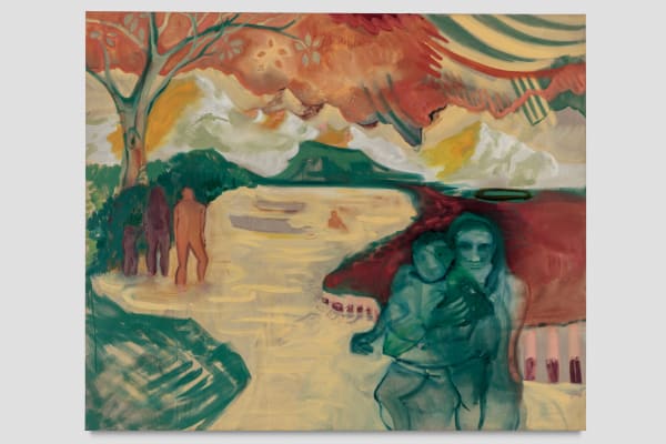 Antonia Showering Clinging, 2018 Oil on canvas