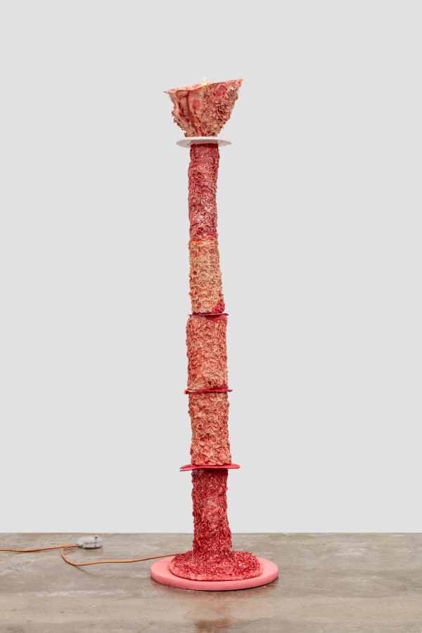 Sophie Wahlquist Path to Paradise 2, 2021 Glazed earthenware clay, bulb, fixtures and wiring