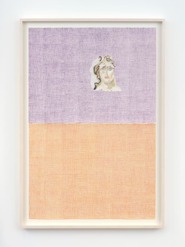 Paolo Colombo Imperial Purple, 2023 Watercolor on Arches paper