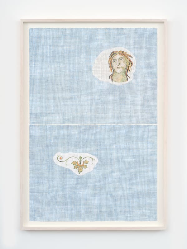 Paolo Colombo Antwerp Blue, 2024 Watercolor on Arches paper