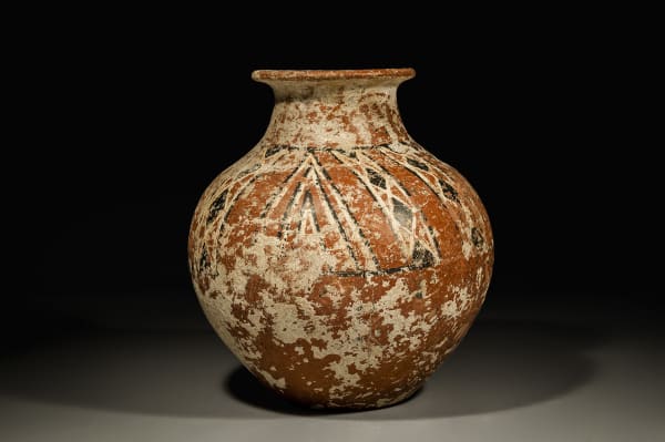 Large Painted Phoenician Red Slipped Jar, Iron Age II, 1000 B.C.E. - 850 B.C.E.