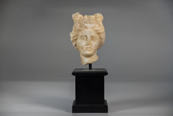 A Greco-Roman Marble Head of a Woman, Circa 100 B.C.E.