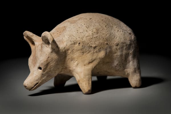 A Beautiful Roman Ceramic Hedgehog, Roman 100 C.E. - 200 C.E.