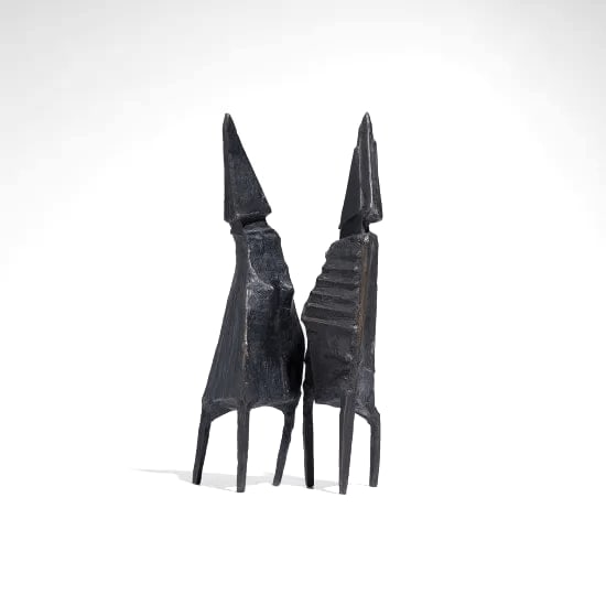 Maquette II Two Standing Figures, 1969