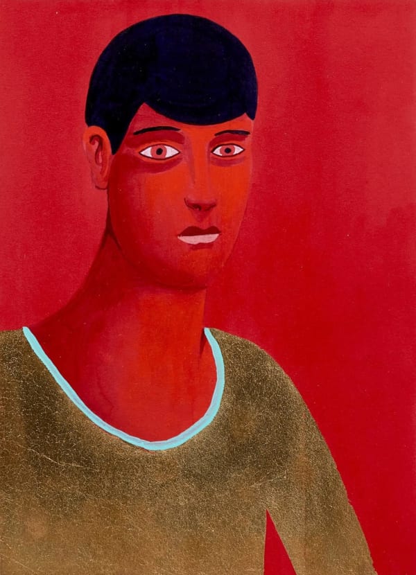Untitled, Red Portrait, 2017