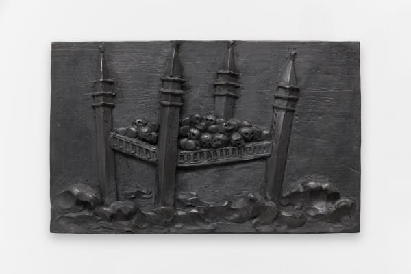 Enzo Cucchi Untitled, 2005 Bronze 25 x 40 x 2.5 cm 9 7/8 x 15 3/4 x 1 in