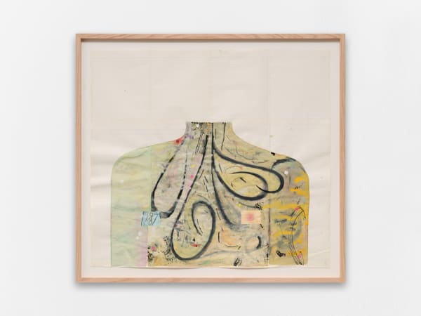 Shabahang Tayyari Nipple on the hairy back, 2026 Gouache on paper / Gouache sur papier 62 x 67.8 cm 24 3/8 x 26 3/4 in