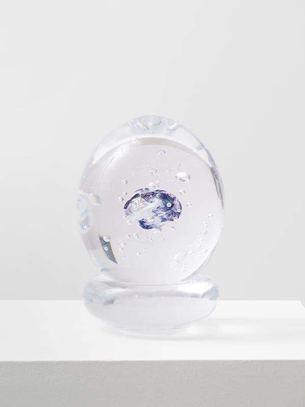 Flavie Audi Cosmic Egg 2, 2025 Glass 15 x 18 x 15 cm 5 7/8 x 7 1/8 x 5 7/8 in