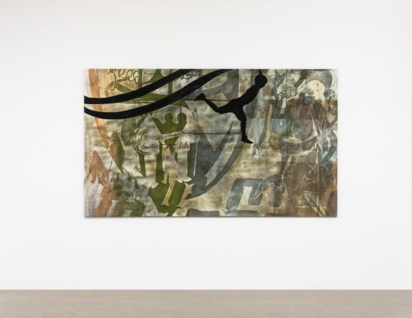 Erwan Sene Untitled, 2022 Acrylic on velvet polyester / Acrylique sur velour polyester 240 x 140 cm 94 1/2 x 55 1/8 in