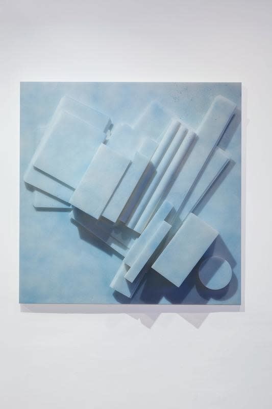 Homonymes III (#5, blue spray)