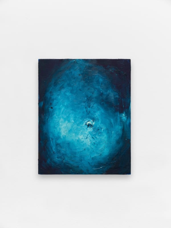 Mercedes Llanos Pregnancy study, 2024 Oil on panel 20.3 x 25.4 cm 8 x 10 in