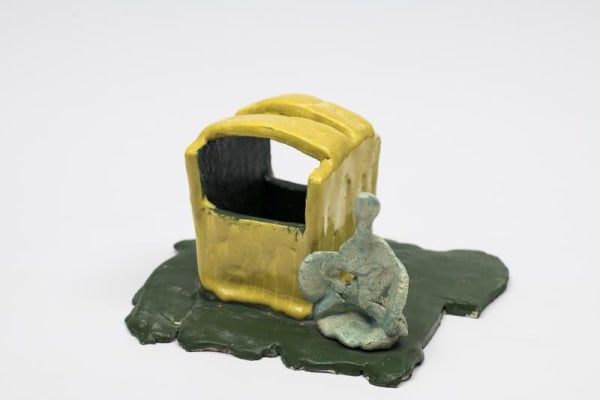 Dueña Sitting by a Chariot