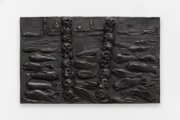 Enzo Cucchi Untitled, 2005 Bronze 25 x 40 x 2.5 cm 9 7/8 x 15 3/4 x 1 in