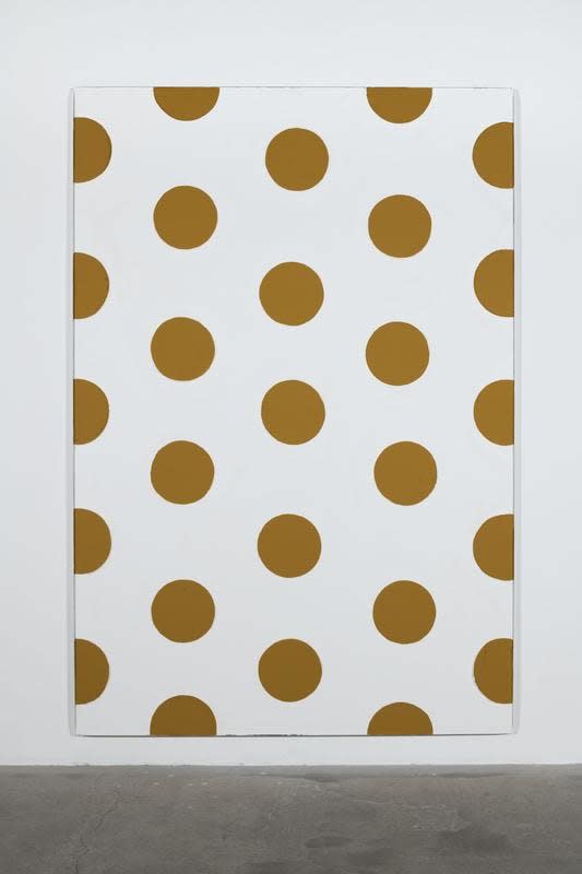 Ocher Polka Dots