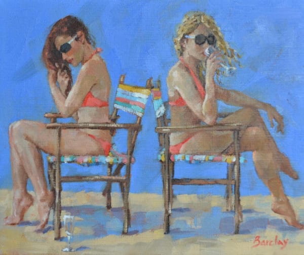 Muriel Barclay, Two Red Bikinis