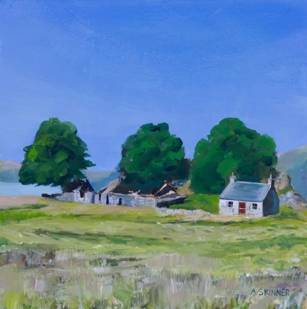 Anne Skinner, Ruined Cottages at Sailean, Isle of Lismore