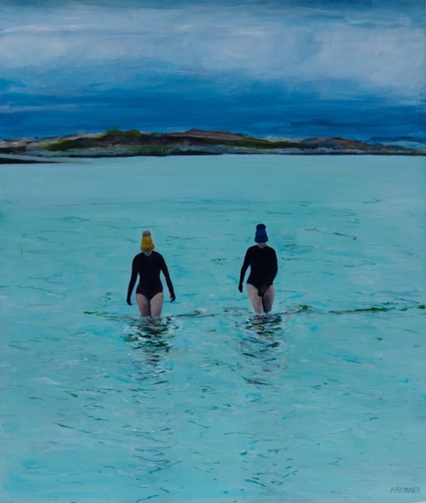 Anne Skinner, Two Swimmers, Isle of Gigha