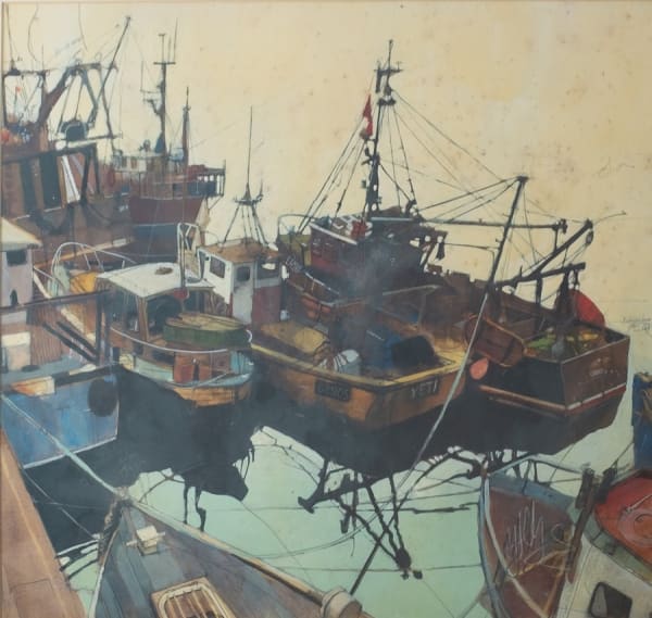 Misc Private Sales A-Z, Malcolm Cheape - "Oban Harbour"