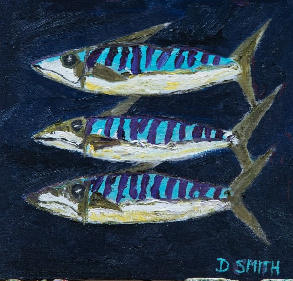 David Smith RSW, 3 Mackerel