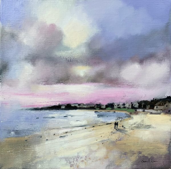 Emma S Davis RSW PAI, Footprints in the Sand