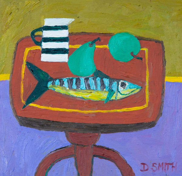 David Smith RSW, Green Apple, Green Pear