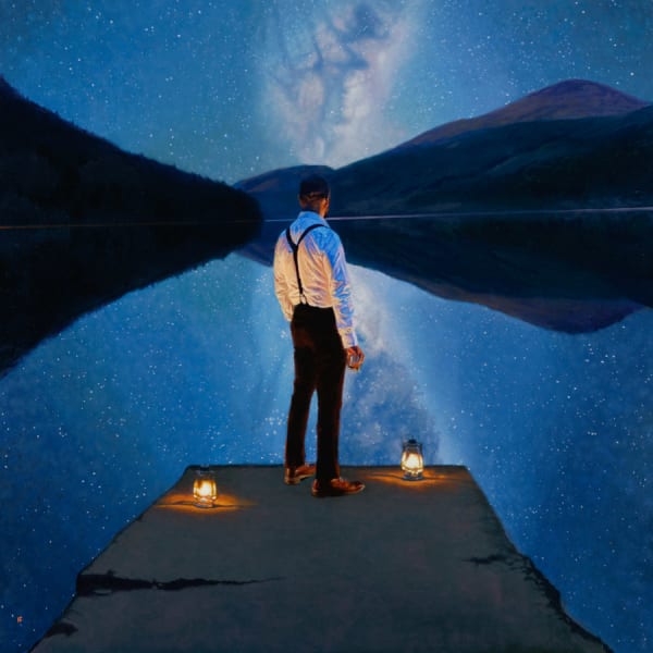 Iain Faulkner, Whistlefield Jetty, Night, 2021