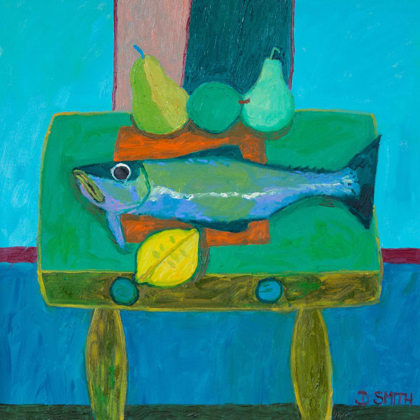 David Smith RSW, Codfish and Pears