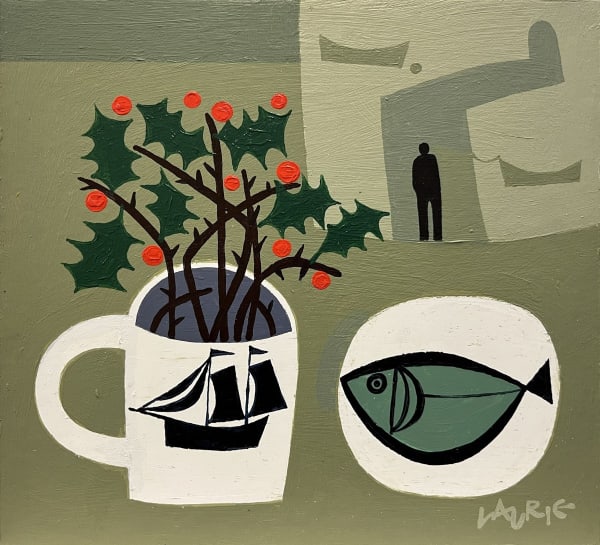 Simon Laurie RSW RGI, Winter Berries