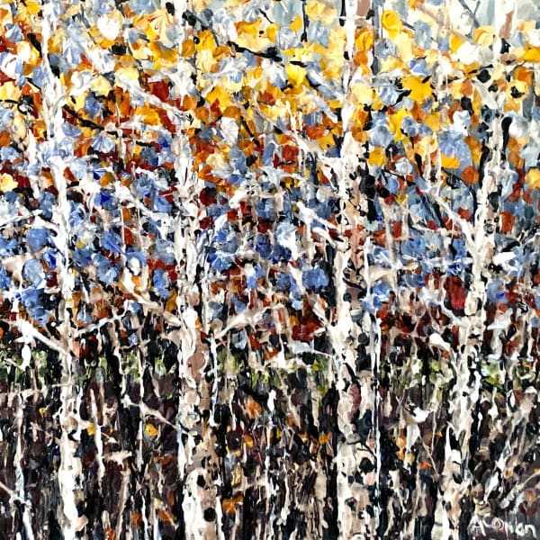 Alison Cowan, Four Birch Trees