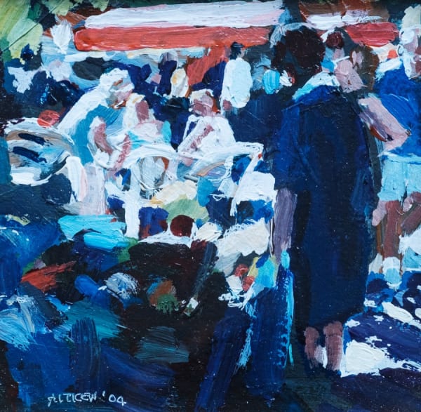 Misc Private Sales A-Z, Mairi Aitken - "Market Place, Puerto Pollence"