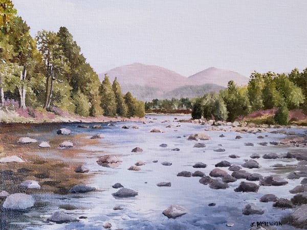 Janice Mcilwain, River Dee at Invercauld