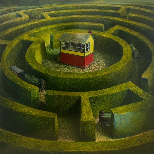 David Schofield RGI, The Signalman's Garden