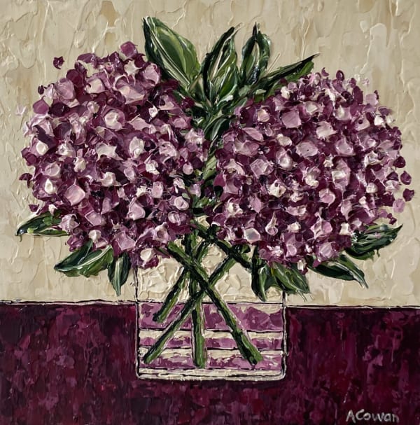 Alison Cowan, Mauve Hydrangea Burst