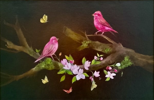 Ruth Corbett, Rosefinches and blossom