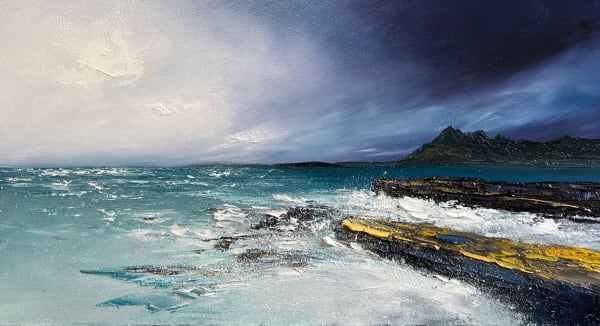 Linda Park, Wild Winter Seas, Loch Scavaig, Isle of Skye