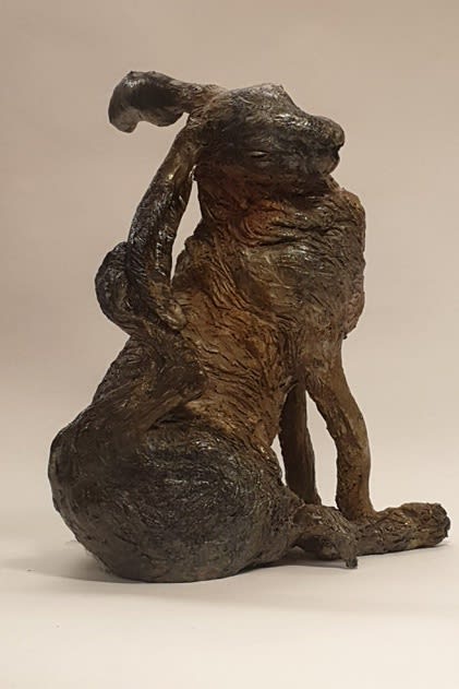 Lesley McKenzie, Raku Fired Ceramic Hare