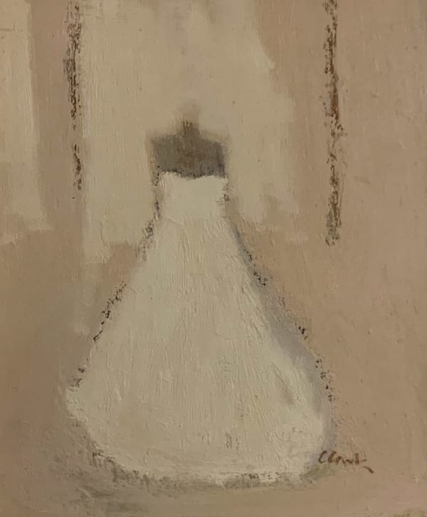 Michael Clark PAI RSW RGI, White Dress