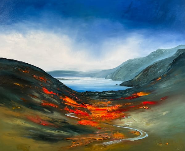 Linda Park, Loch Maree through the Lifting Summer Haze