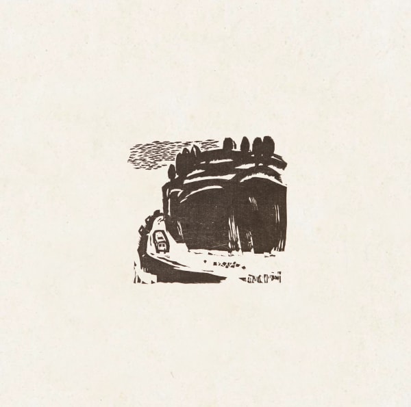 Xu Bing 徐冰, Route Around The Mountain 盘山路, 1982