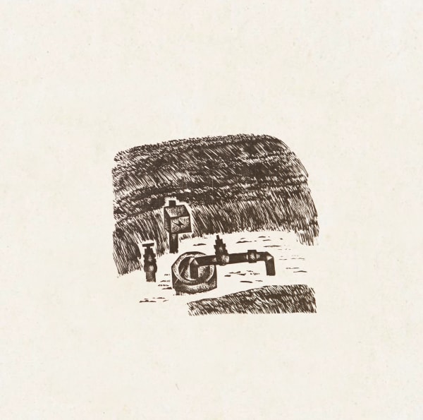 Xu Bing 徐冰, The Edge of A Farm 地头, 1984
