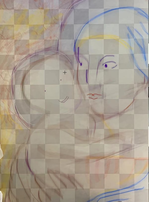 Lin Ke 林科, Madonna and Child 麦当娜和孩子 , 2021
