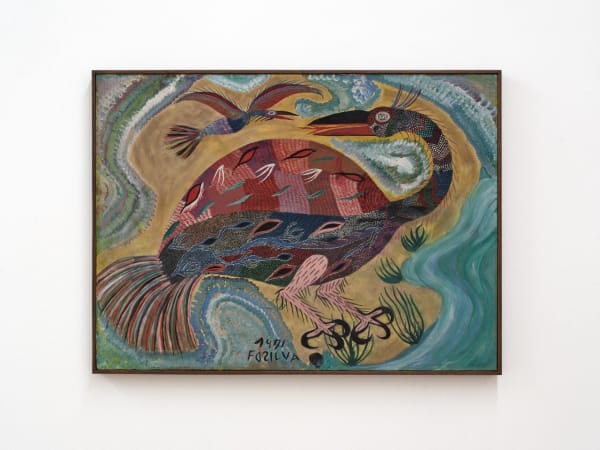 Chico da Silva 奇科·达·西尔瓦, Untitled (bird) 无题（鸟）, 1971