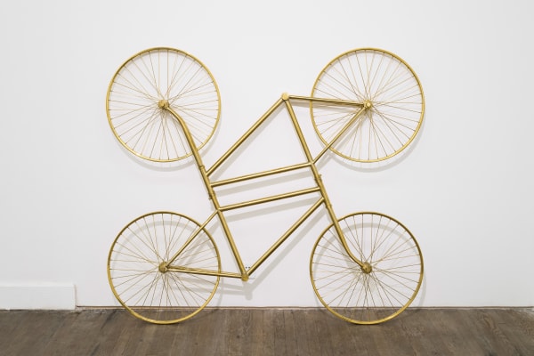 Ai Weiwei 艾未未, Forever (Stainless Steel Bicycle in Gilding) Duo 永久(镀金不锈钢自行车)二, 2013