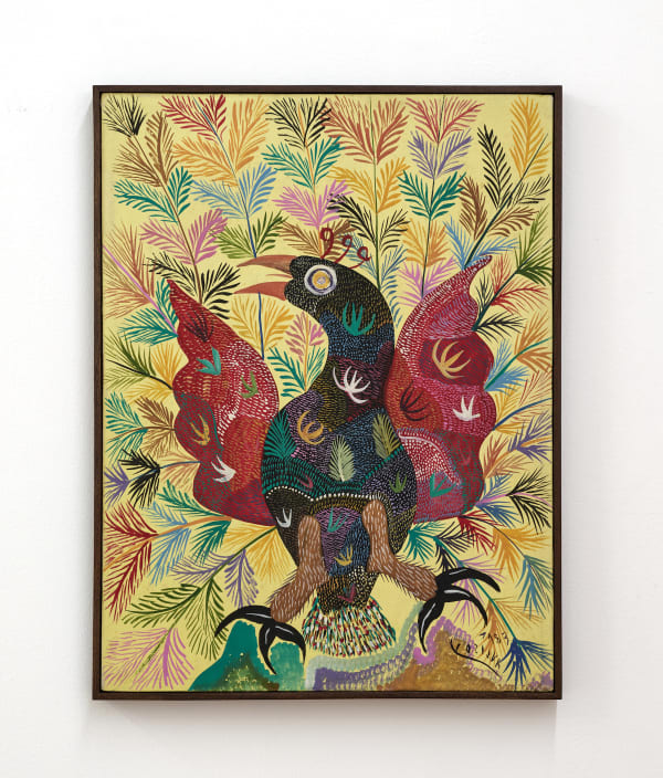 Chico da Silva 奇科·达·西尔瓦, Untitled (bird) 无题(鸟), 1983