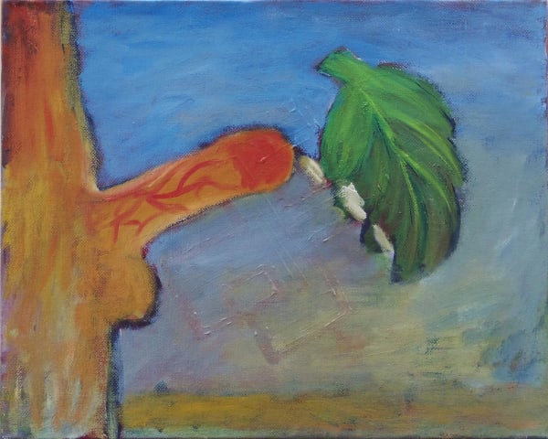 Liao Guohe 廖国核, Untitled (Tree, leaf) 无题(树 叶), 2006